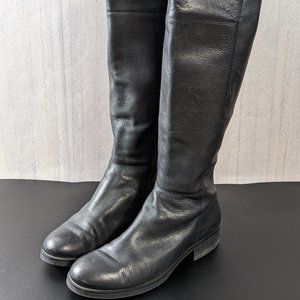 Women's Bandolino Terusa Chelsea Black Leather Boots Size 9.5